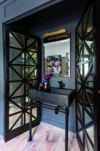 Thompson’ Escondido Vanity, the centerpiece of the 2019 Brooklyn Heights Designer Showhouse